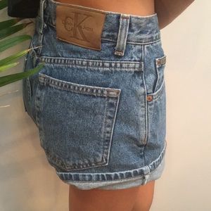 Vintage Calvin Klein shorts high waist Mom shorts